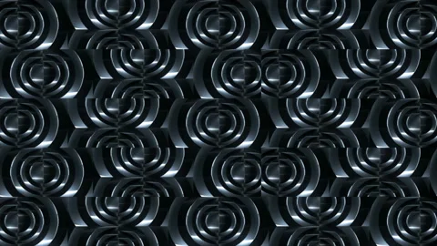 Abstract Flickering Futuristic Background Loop Vídeo Stock 151731713