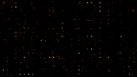 Abstract flickering glow orange dots grid particles animation Stock Footage 274818323