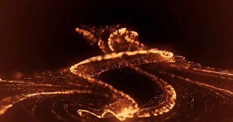 Abstract flickering light dust particles Stock Footage 81337750