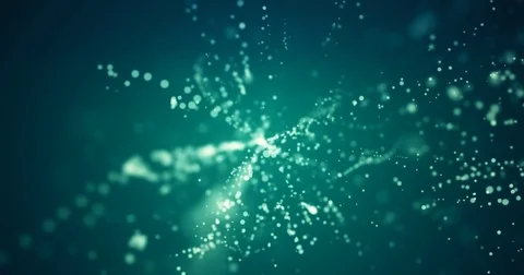 Abstract flickering light dust particles Stock Footage 81455404