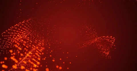 Abstract flickering light dust particles Stock Footage 81456036