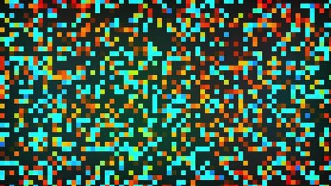 Abstract flickering wall lights moving chaotically Stock Illustration