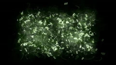 Abstract float fragment letter&amp;character explosion,debris particle,dirt dust. Vídeos de archivo 809001