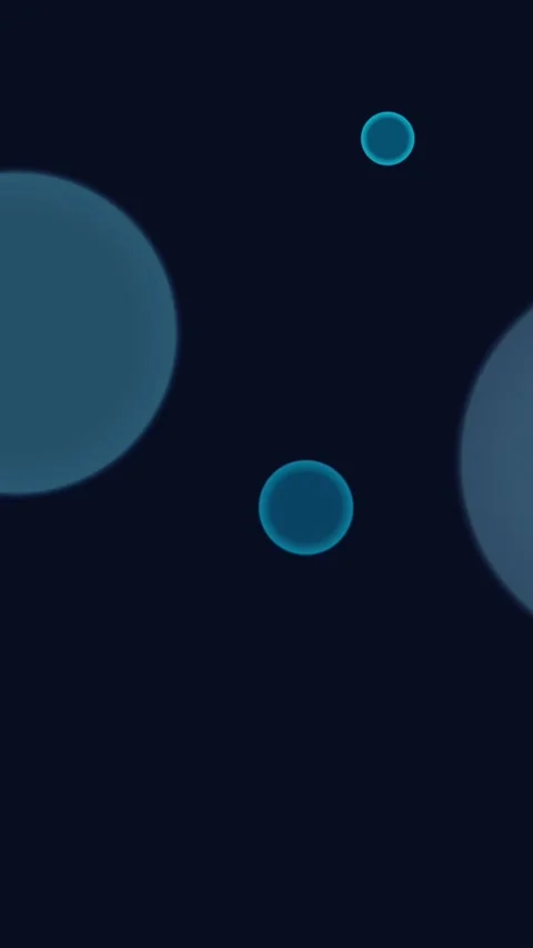 Abstract Floating Blue Bubbles Motion Background 库存影片 337094585