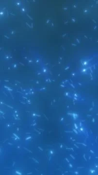 Abstract floating blue light particles scattered across a glowing digital bac 스톡 일러스트