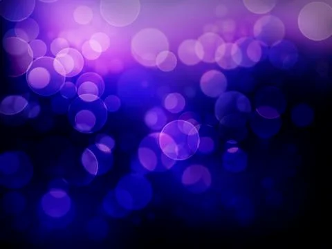 Abstract floating bokeh background Stock Illustration