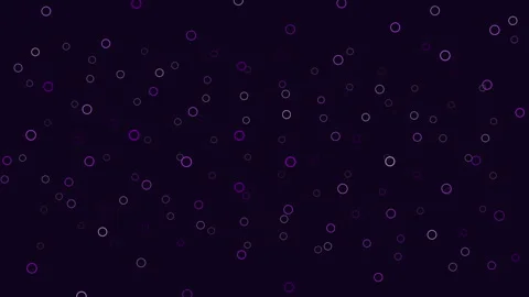 Abstract floating bubbles on dark background, seamless motion design footage Stock Footage 330070480