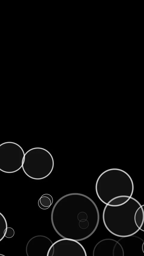 Abstract Floating Circles and Lines Minimalist Vertical Background. Stock Footage 318565845