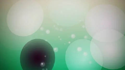Abstract Floating Circles and Shimmering Particles Background Video stock 339449811