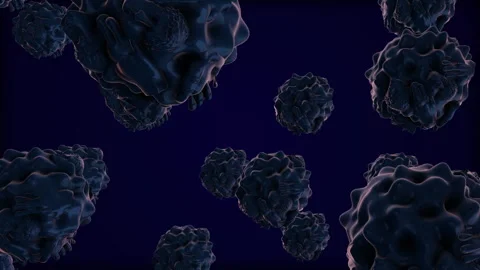 Abstract floating head and hands in 3D Stock Footage 255916483