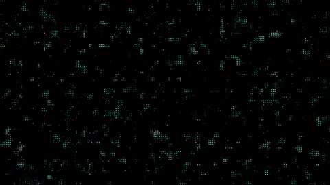 Abstract Floating Lights Moving Through Darkness Stock Footage 323062126