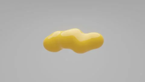 Abstract floating liquid with alpha channel Stock Footage 191371152
