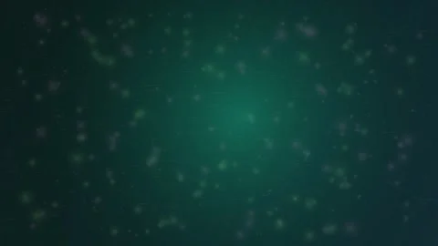 Abstract floating particles on a dark green background Stock Footage 326261479
