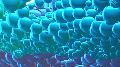 Abstract Floating Rotating Balls (2) Stock Footage 294162138