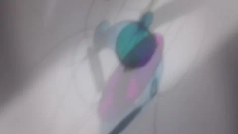 Abstract Floating Shape Symphony Stock Footage 304445017