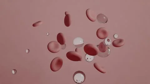 Abstract Floating Spheres of Varying Sizes in a Minimalist Style Illustrazione stock