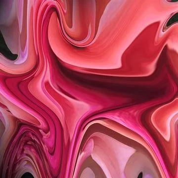 ABSTRACT FLORA INSPIRED ART BACKGROUND Stock Illustration