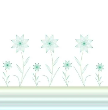 Abstract floral background for a design Stock Illustration
