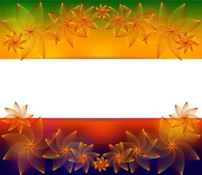 Abstract floral background for a design Stock Illustration