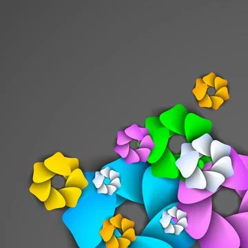 Abstract floral background. EPS 10. Stock Illustration