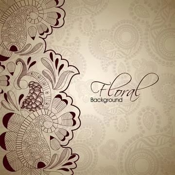 Abstract floral background. EPS 10. Stock Illustration