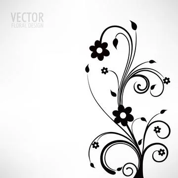 Abstract  floral background. EPS 10. Illustrazione stock