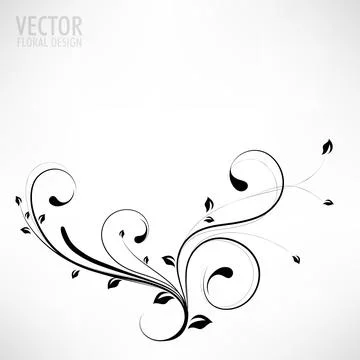 Abstract  floral background. EPS 10. Illustrazione stock