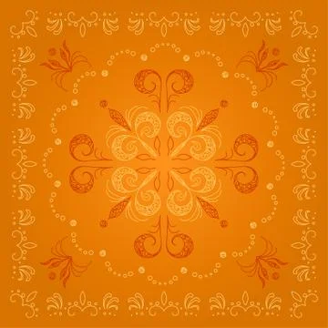 Abstract floral background Stock Illustration