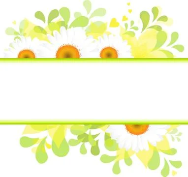 Abstract floral background Stock Illustration