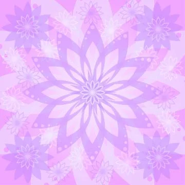 Abstract floral background Stock Illustration