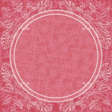Abstract floral background Stock Illustration