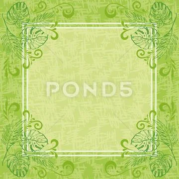 Abstract floral background Stock Illustration