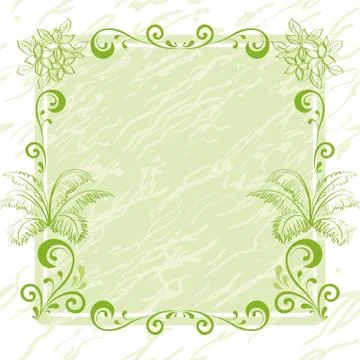 Abstract floral background Stock Illustration