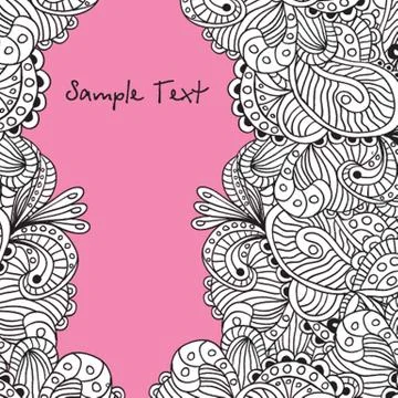 Abstract floral background Stock Illustration