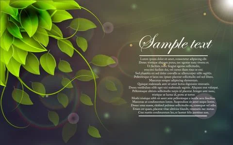 Abstract floral background Stock Illustration