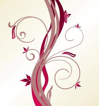 Abstract floral background Illustrazione stock