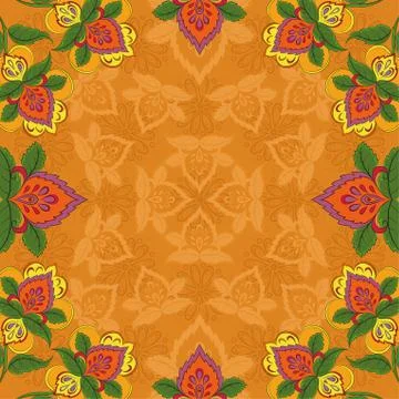 Abstract floral background Stock Illustration