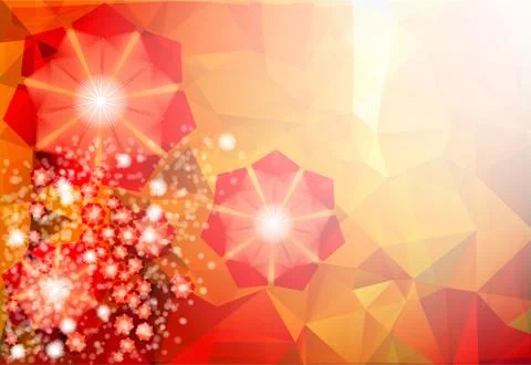 Abstract floral background. Stock Illustration