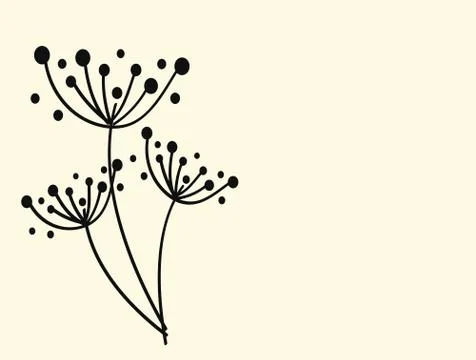 Abstract floral background Stock Illustration