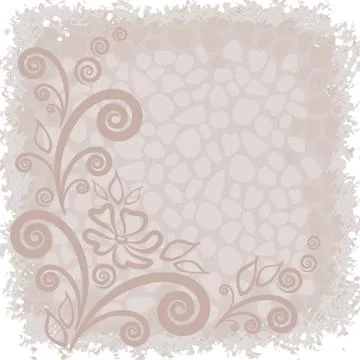 Abstract floral background Stock Illustration