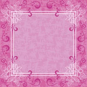 Abstract floral background Stock Illustration