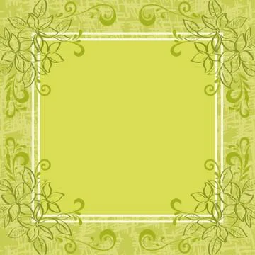 Abstract floral background Stock Illustration