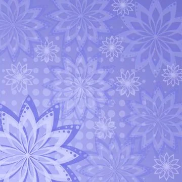 Abstract floral background Stock Illustration