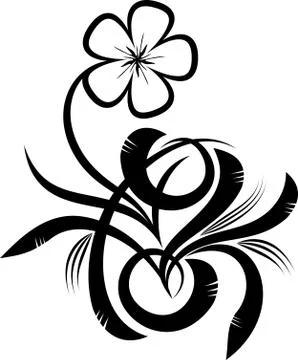 Abstract floral background Stock Illustration