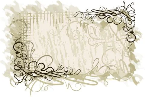 Abstract floral background. Stock Illustration