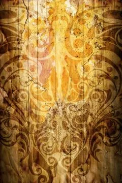 Abstract floral background Stock Illustration
