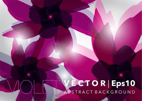 Abstract floral background. Stock Illustration