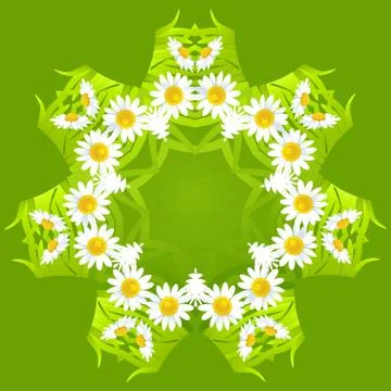 Abstract floral background Stock Illustration