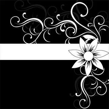 Abstract floral background. Stock Illustration