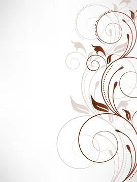 Abstract Floral Background. Illustrazione stock